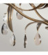 Lily 5 Light Chandelier Metallic Bronze Floral Leaves Design-5