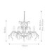Lily 5 Light Chandelier Metallic Bronze Floral Leaves Design-6