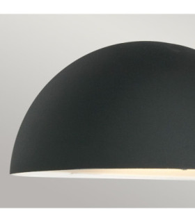 Paris Large 1 Light Outdoor Wall Light Black IP43 E27-2