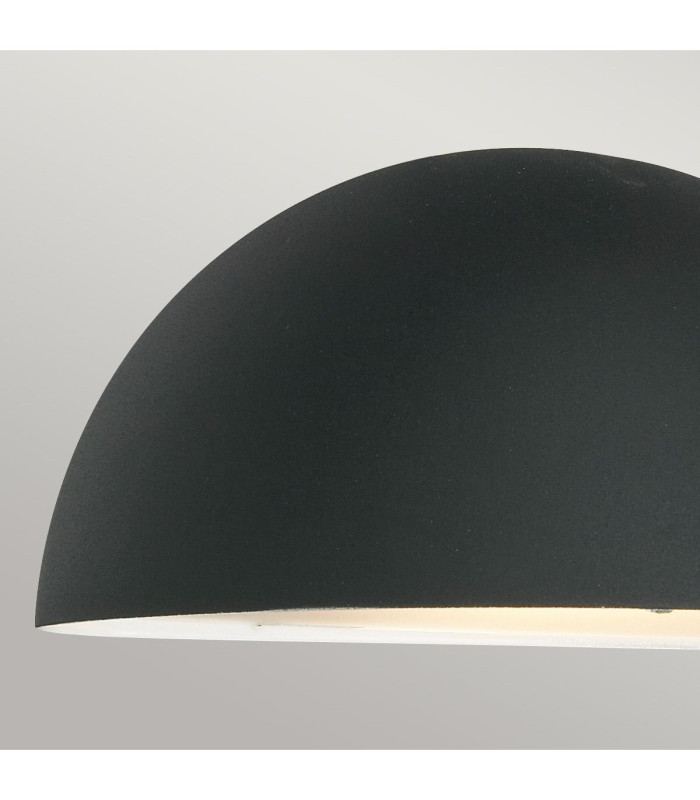 Paris Large 1 Light Outdoor Wall Light Black IP43 E27-2