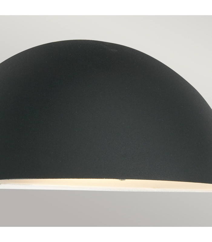 Paris Large 1 Light Outdoor Wall Light Black IP43 E27-3