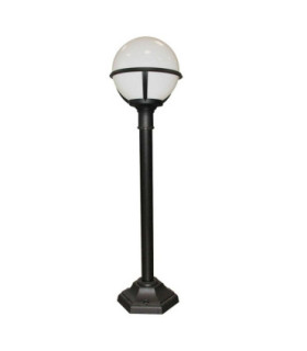 Glenbeigh 1 Light Outdoor Bollard Lantern Black IP44 E27-1