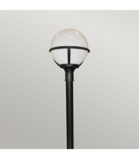 Glenbeigh 1 Light Outdoor Bollard Lantern Black IP44 E27-2