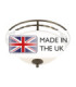 Pembroke 2 Light Flush Ceiling Light Black Gold E27-4