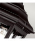 Kinsale 1 Light Outdoor Coastal Ceiling Chain Lantern Black IP43 E27-3