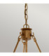 Windsor 6 Light Chandelier Gold Finish E14-2