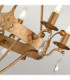 Windsor 6 Light Chandelier Gold Finish E14-5