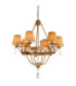 Windsor 6 Light Chandelier Gold Finish E14-6