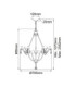 Windsor 6 Light Chandelier Gold Finish E14-7