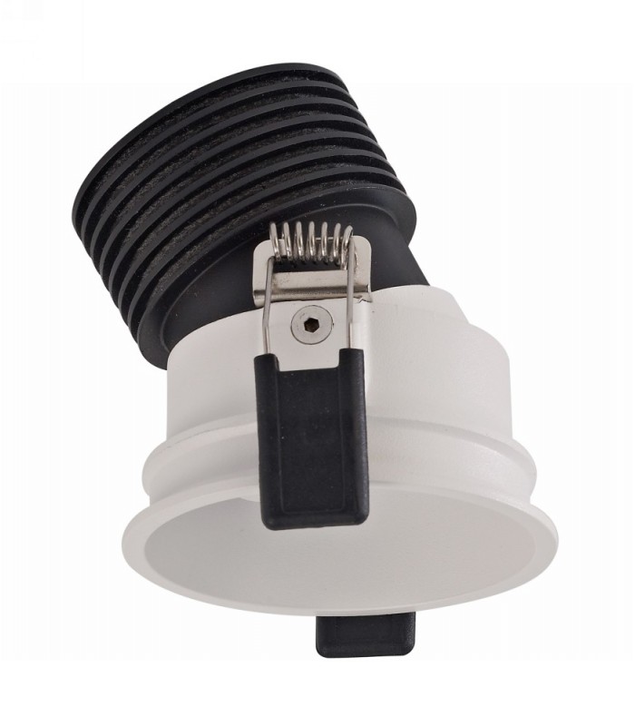 LED Recessed Tiltable Downlight, White, 25 deg. Beam Angle, 840lm, 5000K, IP20, DRIVER NOT INC. - 8