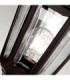 Kinsale 1 Light Outdoor Coastal Pedestal Lantern Black IP44 E27-3