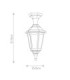 Kinsale 1 Light Outdoor Coastal Pedestal Lantern Black IP44 E27-8