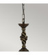 Pembroke 1 Light Pendant Black Gold E27-2