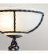 Pembroke 1 Light Indoor Wall Uplighters Black E27-2