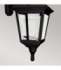 Kerry 1 Light Outdoor Coastal Wall Lantern Light Black IP44 E27-3