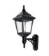 Kerry 1 Light Outdoor Coastal Wall Lantern Light Black IP44 E27-4