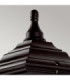 Kerry 1 Light Outdoor Coastal Wall Lantern Light Black IP44 E27-5