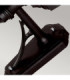 Kerry 1 Light Outdoor Coastal Wall Lantern Light Black IP44 E27-6