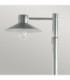 Lund Outdoor Single Lamp Post Galvanised Clear Lens E27-2