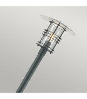 Stockholm Outdoor Single Lamp Post E27-2