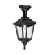 Kerry 1 Light Outdoor Coastal Pedestal Light Black IP44 E27-5