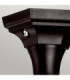 Kerry 1 Light Outdoor Coastal Pedestal Light Black IP44 E27-6