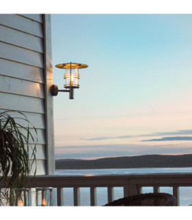 Stockholm 1 Light Outdoor Wall Lantern Light Galvanised IP54 E27-2