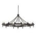 Warwick 12 Light Pendant Chandelier - Graphite Black-1
