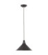 Provence 1 Light Dome Ceiling Pendant Old Bronze E27-1