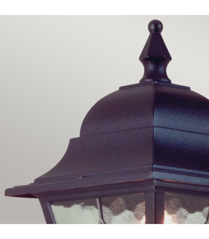 Norfolk 1 Light Outdoor Wall Lantern Light Black IP43 E27-2