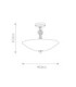 Pembroke 3 Light Semi Flush Ceiling Light Black E14-5