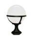 Glenbeigh 1 Light Outdoor Pedestal Lantern Black IP44 E27-1