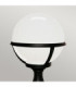 Glenbeigh 1 Light Outdoor Pedestal Lantern Black IP44 E27-2