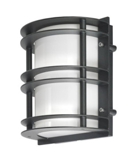 Stockholm 1 Light Outdoor Wall Light Black IP55 E27-1