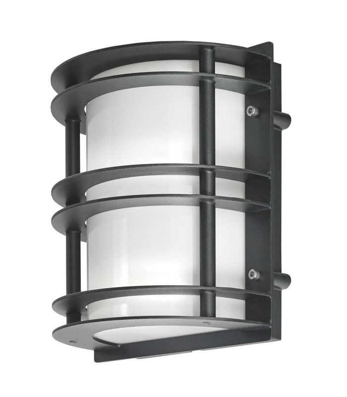 Stockholm 1 Light Outdoor Wall Light Black IP55 E27-1