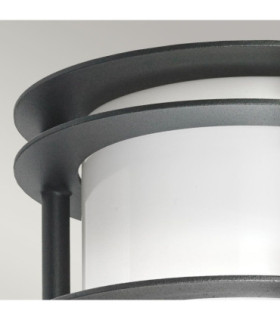 Stockholm 1 Light Outdoor Wall Light Black IP55 E27-2