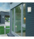 Stockholm 1 Light Outdoor Flush Wall Light Galvanised IP55 E27-2