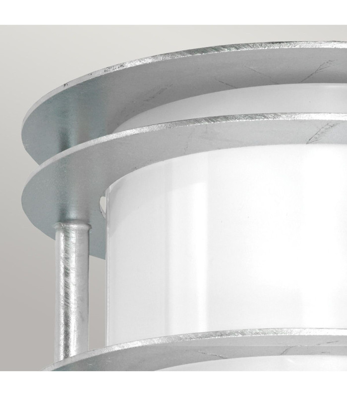 Stockholm 1 Light Outdoor Flush Wall Light Galvanised IP55 E27-4
