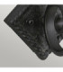 Rectory 1 Light Indoor Candle Wall Light Black E14-3