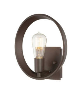 Theater Row 1 Light Indoor Wall Light Western Bronze E27-1