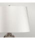 Lena 2 Light Large Plum Table Lamp with Off-white Shade Plum-tinted Glass  Off-White Shade E27-5
