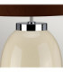 Victor 1 Light Large Table Lamp - Cream E27-3