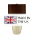 Victor 1 Light Large Table Lamp - Cream E27-4