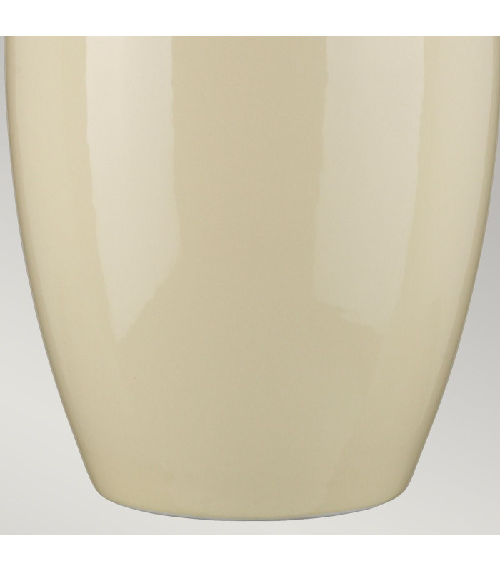 Victor 1 Light Large Table Lamp - Cream E27-5