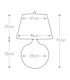 Ottoman 1 Light Table Lamp Bronze E27-8