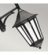 Valencia Grande 1 Light Outdoor Wall Lantern Light Black IP54 E27-3