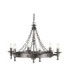 Warwick 6 Light Chandelier Graphite Black Finish E14-1