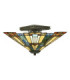 Inglenook 2 Light Tiffany Semi Flush Ceiling Light Bronze E27-1