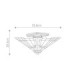 Inglenook 2 Light Tiffany Semi Flush Ceiling Light Bronze E27-4