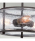 Trilogy 3 Light Medium Semi Flush Ceiling Light Old Bronze E27-4